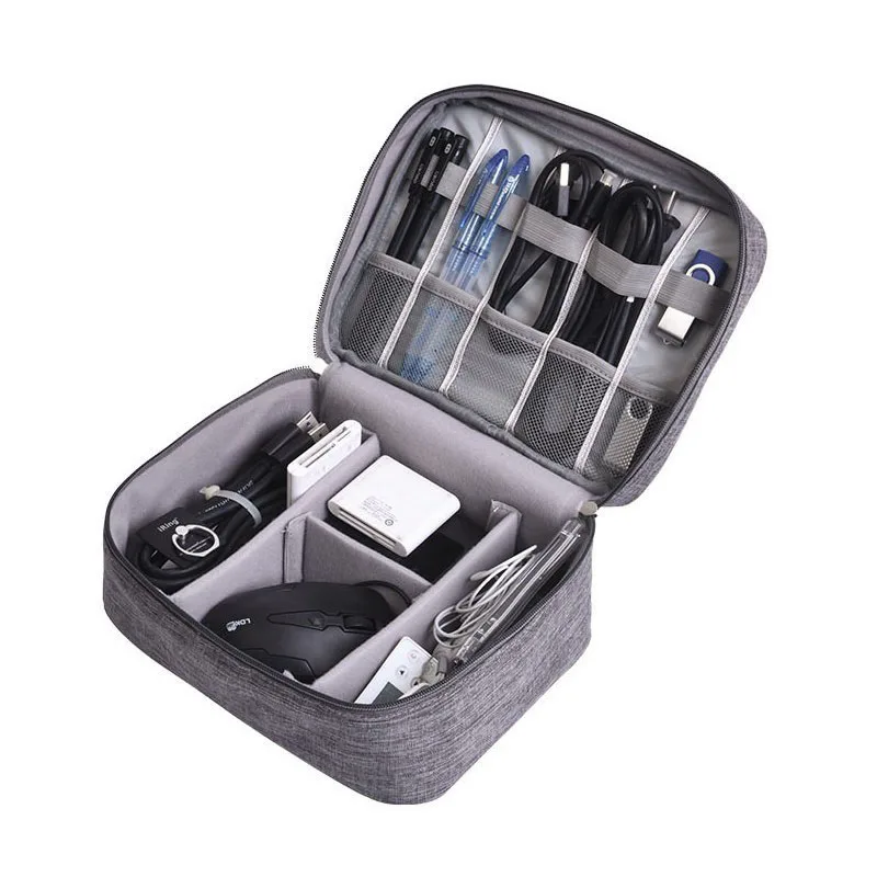BAKINGCHEF السفر الرقمية حقيبة التخزين سماعة كابلات USB الرقمية شحن الأدوات الحاويات المحمولة سستة الحقيبة اكسسوارات