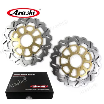 

Arashi 1 Pair Z1000 2014-2015 CNC Front Brake Disc Brake Rotors For KAWASAKI Z 1000 2014 2015 ZZR 1400 ZZR-ABS GTR Z800 Z1000