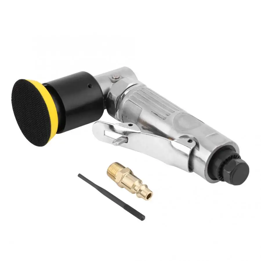 

2 Inch Orbital Air Sander 15000RPM Pneumatic Polisher Hand Sanding Tool Mini Air Sander Disc Aluminium