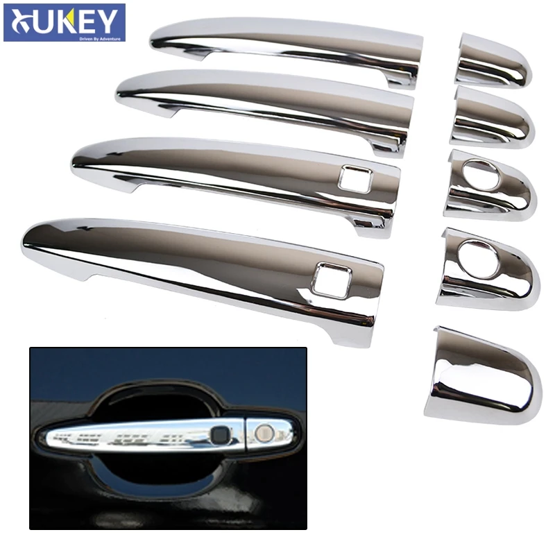 

Accessories Smart Chrome Door Side Handle Cover Trim Bezel Molding For Toyota Camry Highlander Tacoma Lexus Gx470 Rx330 Rx350