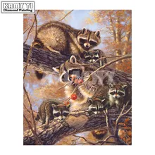 Дерево Белка Алмазная вышивка крестиком полная квадратная Алмазная вышивка с Носорогом на заказ Алмазная вышивка hcr13