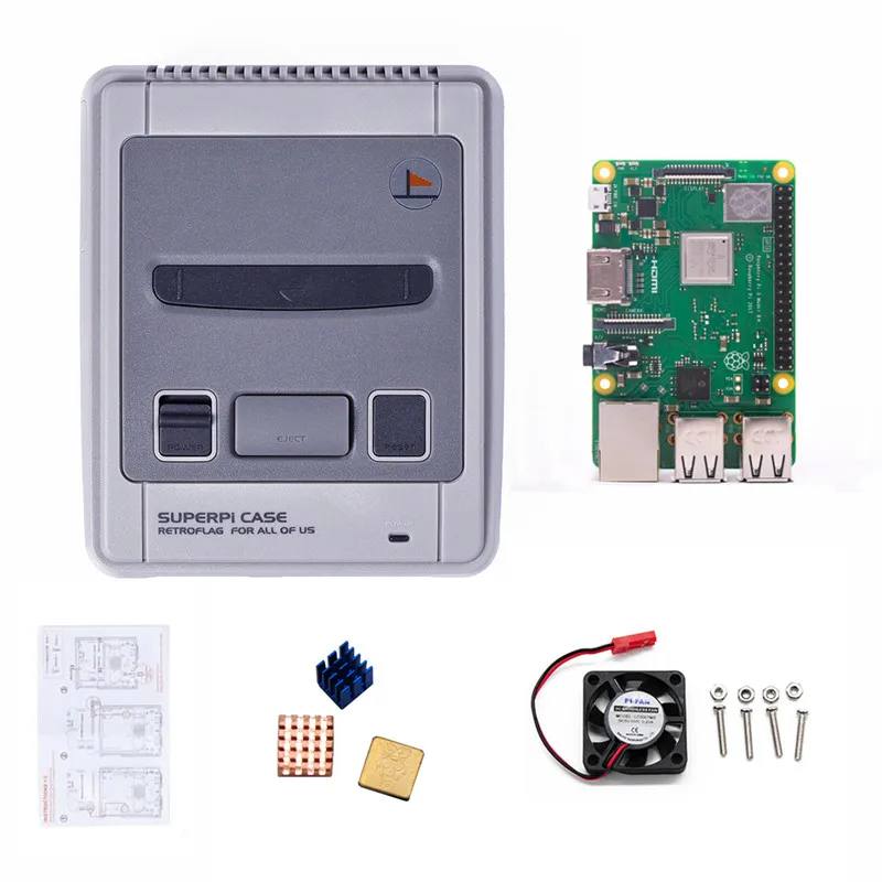 Ретро чехол SUPERPi для игровой консоли J Raspberry pi 3B Plus с ручным игровым плеером сделай