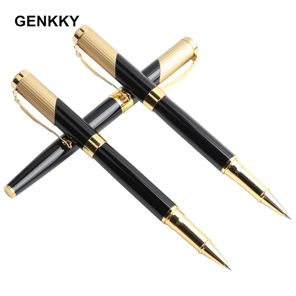 1pcs Metal Gel Pens Signature Calligraphy Pen 0.5mm Gel Pens For Kids