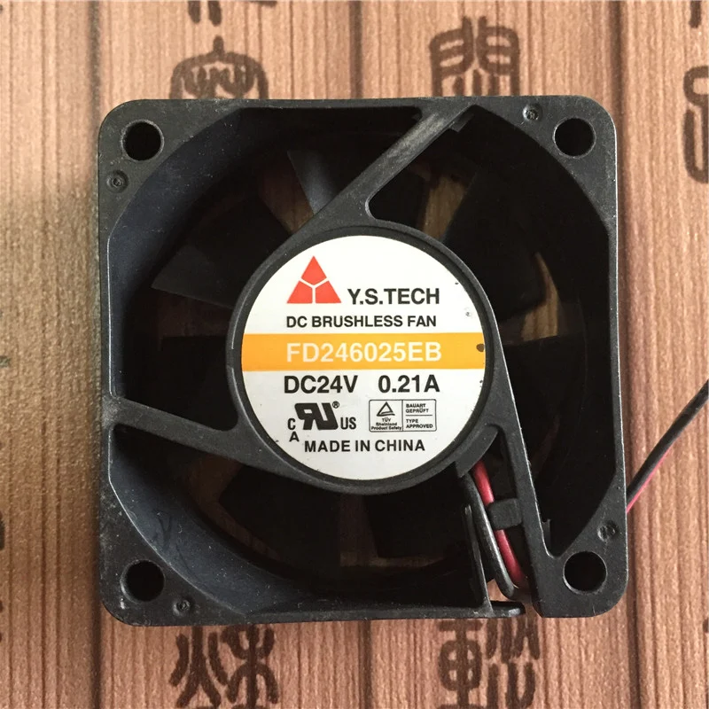 

ORIGIANL FD246025EB Y.S.TECH FD246025EB 6025 24V 0.21A 6CM 60mm DC Brushless fan power