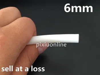 

1 Meter/lot DS134 Hot Sale 2:1 White 6mm Diameter Heat Shrink L111 Heat shrink Tubing Tube Sleeving Wrap Wire Free Shipping USA