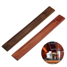 1 шт., Натуральный Деревянный палисандр, благовония для ароматерапии, ладан, держатель Joss-stick, вставленный курильщик, украшение дома, буддизм, инструменты