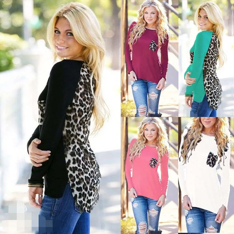 2017 New Fashion Women Casual Long Sleeve T Shirt Loose Chiffon Womens Tee Shirt Sexy T Shirt 