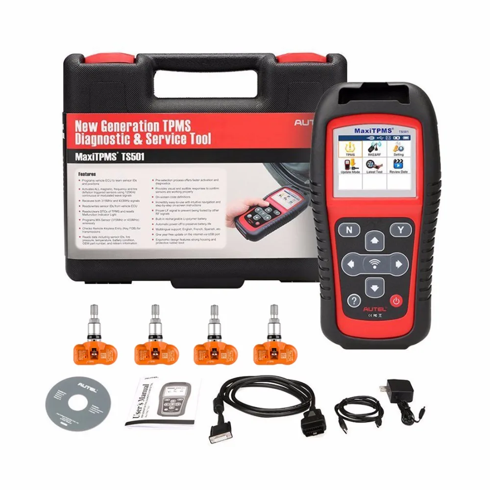 Новые autel MaxiTPMS TS501 TPMS Услуги инструмент Системы система контроля давления в шинах