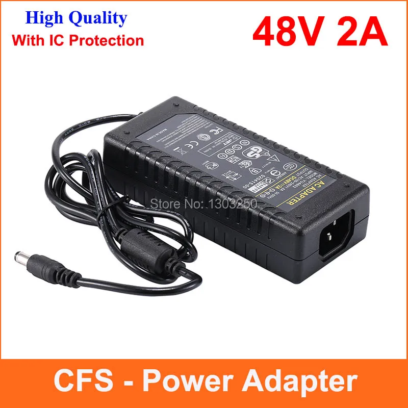 

AC 100V-240V Converter DC Switching Power Supply 48V 2A Adapter 48W Adaptor Desktop Charger High Quality IC Solutions