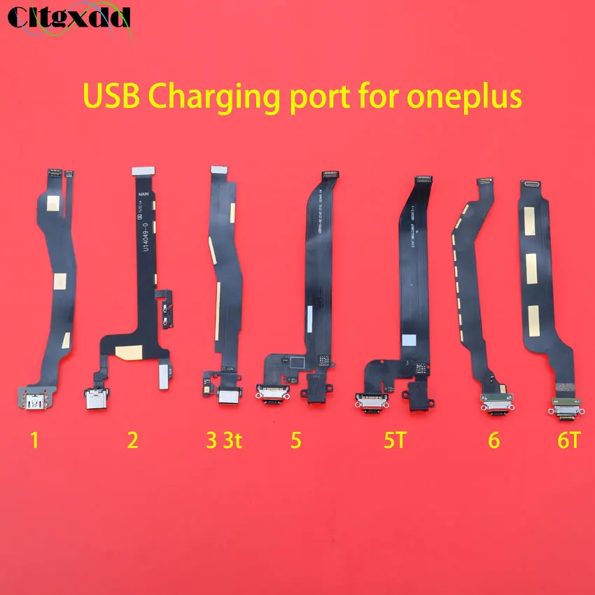 Cltgxdd Micro usb зарядный порт док-станция разъем плата Зарядка гибкий кабель с микрофоном для OnePlus 1 2 3 3T 5 5T 6 6T