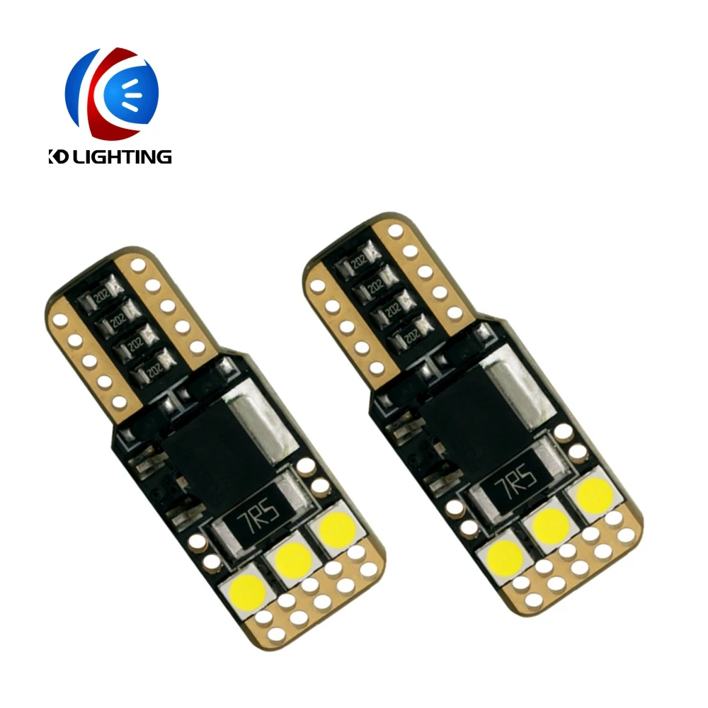 KD 1 шт./лот автомобильный Стайлинг t10 led Canbus 168 194 w5w светодиод 3030 6SMD 12v Авто