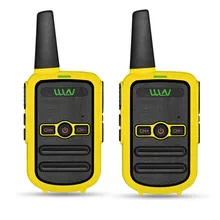 

NEW ERQI 2pcs WLN KD-C52 MINI Handheld Transceiver KD C52 Two Way Radio Ham Radio Station Walkie Talkie for Gift Kids Children