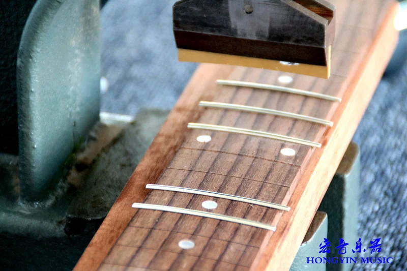 Гриф Лада пресс вставки инструмент для изготовления гитары инструменты набор(блок давления 16 дюймов радиус медный блок Прямоугольник шеи отдыха