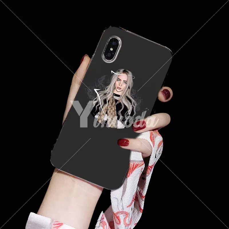 Yinuoda Billie Eilish 13 девушка клиент высокое качество чехол для телефона для Apple iPhone 8 7 6 6S Plus X XS MAX 5 5S SE XR Чехол для мобильного телефона s - Цвет: A9