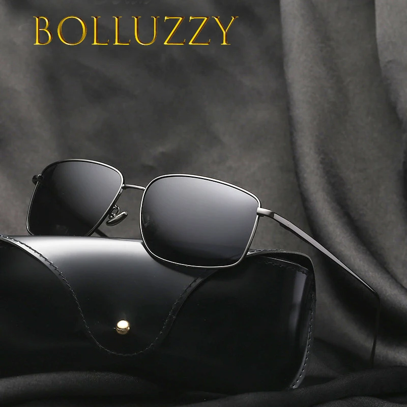 

New Fashion Black Style Men Sunglasses Frame Optical Prescription UV400 Unti-blue Ray Light Driver Eye Wear Sun Glasses for Male