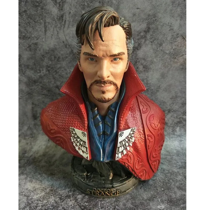 

Statue Avengers Superhero Doctor Strange Bust Steven Rogers GK Action Figure Collectible Model Toy Y777