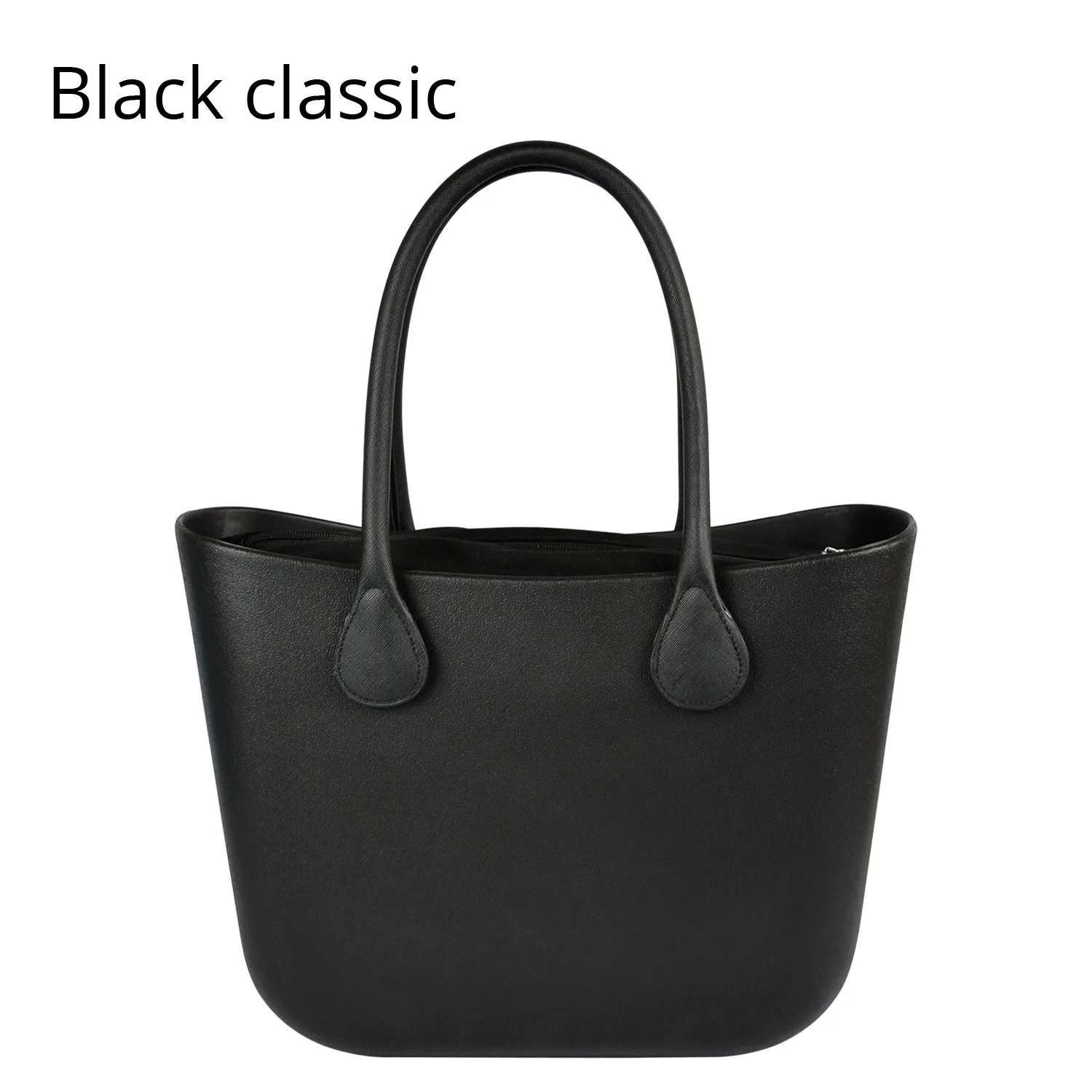 Стиль obag классическая сумка EVA с водонепроницаемой вставкой внутренний карман длинные кожаные ручки женская сумка O Bag - Цвет: black