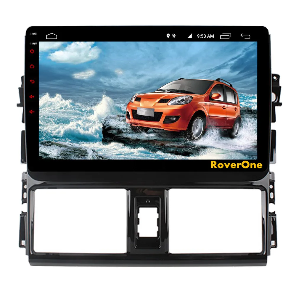 Cheap RoverOne Android 9.0 Octa Core Car Radio GPS For Toyota Vios Yaris L 2013 - 2015 Touchscreen Multimedia Player Stereo Head Unit 10