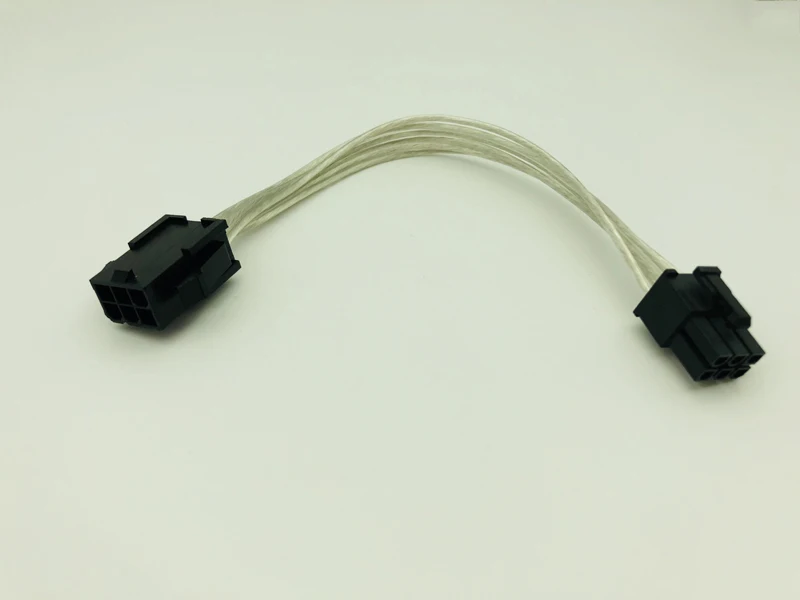 6Pin Female to 6Pin Male PCI Express Power Converter Cable CPU Video Graphics Card 6Pin to 6Pin PCIE Power Cable for Mining 20cm