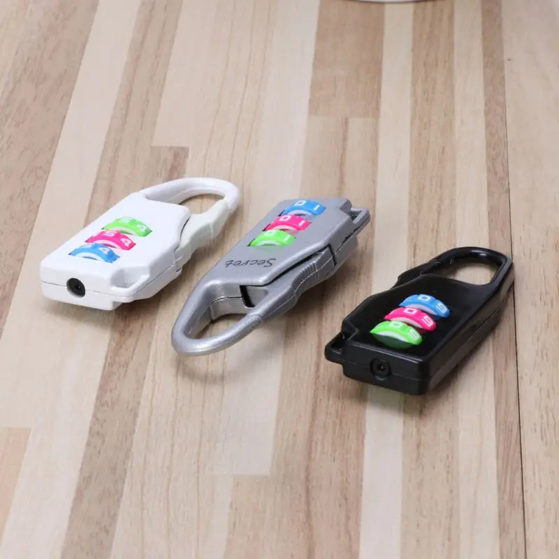 Buy 3 Digit Combination Padlock 3 Colors Code Lock