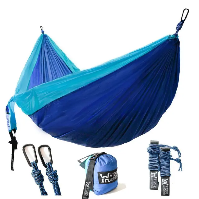 Best Offers Double Camping Hammock Lightweight Nylon Portable Camping Hammock Parachute Double Hammock for Backpacking Travel Best Offers Double Camping Hammock Lightweight Nylon Portable Camping Hammock Parachute Double Hammock for Backpacking Travel