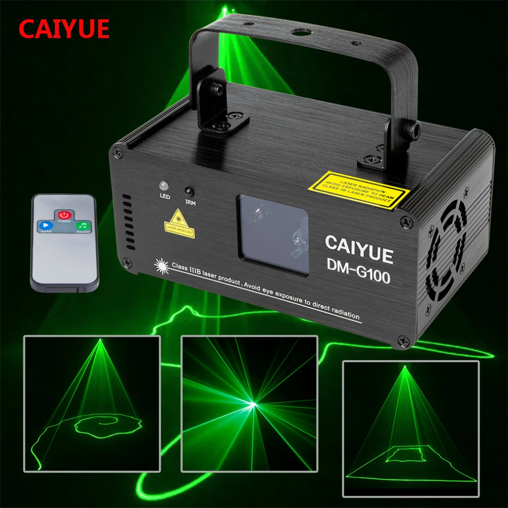 

Remote DMX 100mW Green Laser Stage Lighting Scanner Effcet Xmas Bar Dance Party Show Light DJ Disco Laser Projector Lights show