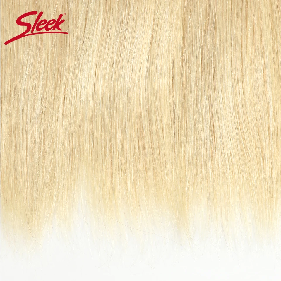 Sleek Mink Brazilian Hair Honey Blonde 613 Color Weave Bundles 10 To 26 Inches Straight Human Hair Extension Remy Hair Bundles