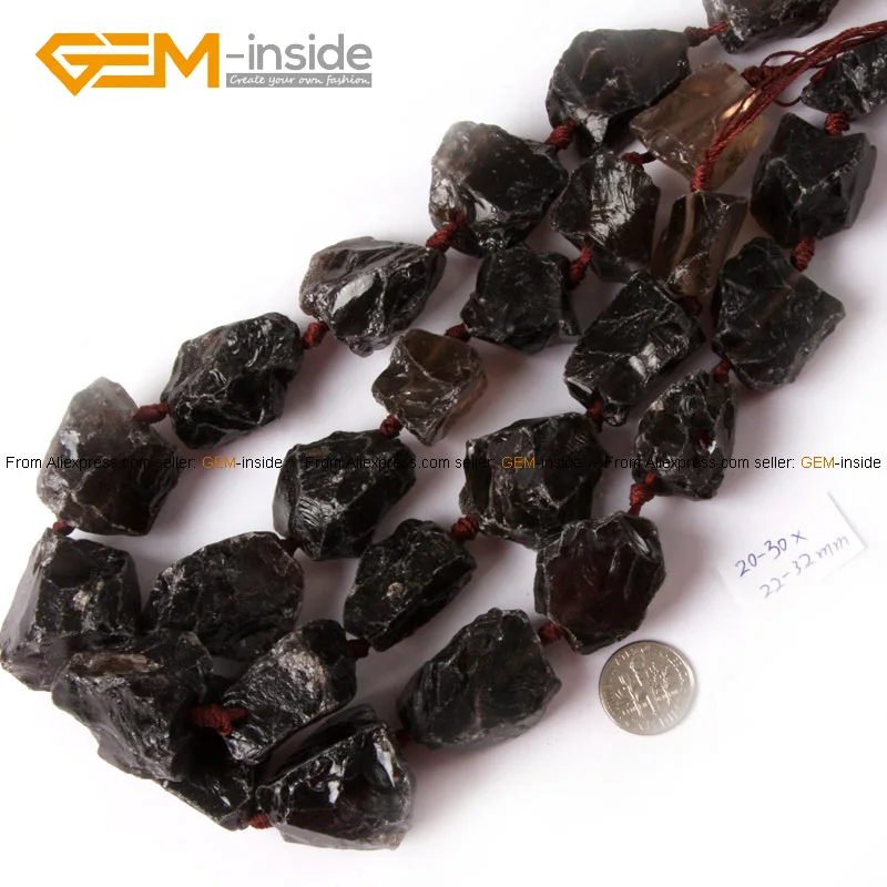 Gem-inside 20-30x22-32 мм 15 дюймов натуральный большой бисер произвольной формы необработанные кварцевые бусины для изготовления ювелирных изделий бисер «сделай сам» для ювелирных изделий