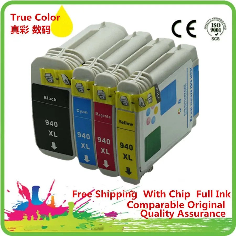 Сменные чернильные картриджи для 940 XL 940XL HP940 HP940XL C4906A C4909A Officejet Pro 8500A A910a A910g A910n|ink