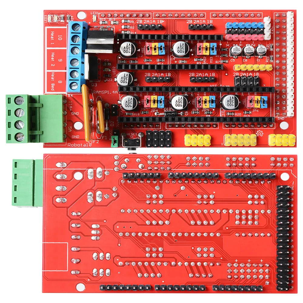 Mega 2560 R3+ 1 контроллер RAMPS 1,4+ 4 шагового модуля A4988 для 3d принтера Reprap MendelPrusa