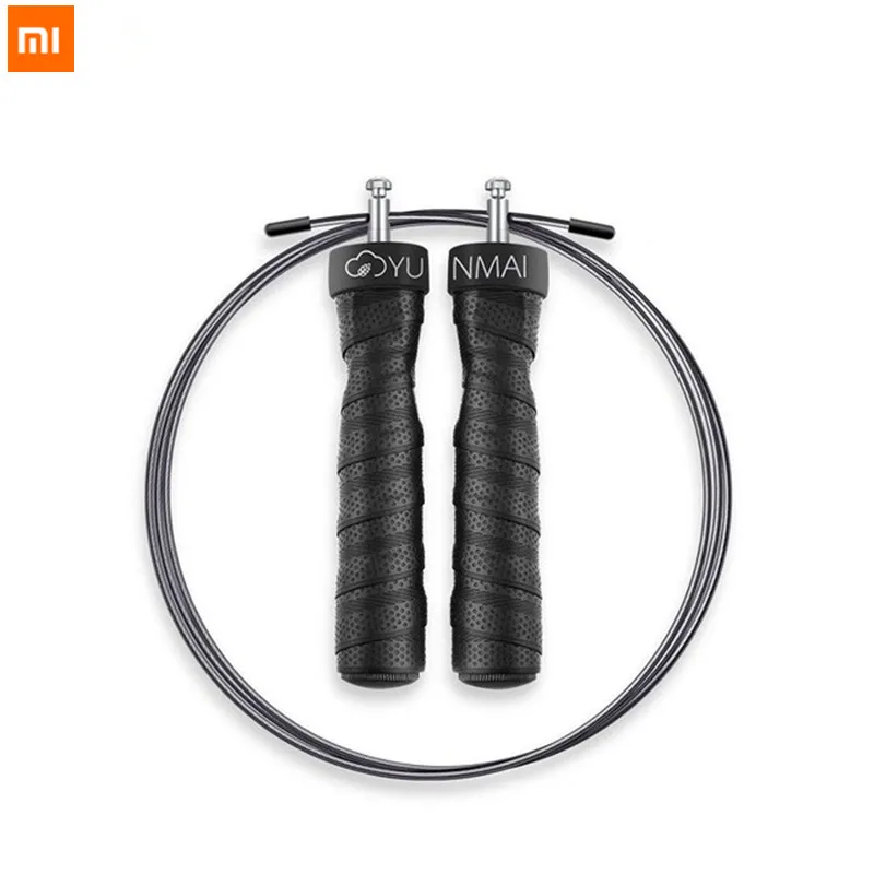 Новинка цельнокроеная Скакалка xiaomi yunmai с подшипником двухпроводная веревка