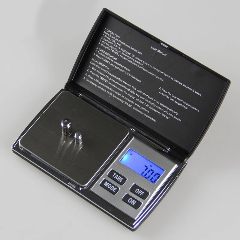 Ale мини весы с электровесом портативные пальмовые цифровые Scnic 100g300g500g0.01g0.1g точные