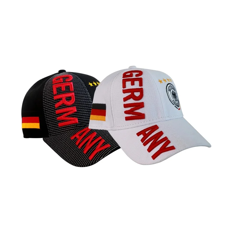 

World Soccer/Football Team Hat Collection 3D Embroidered Adjustable Baseball Cap For Germany