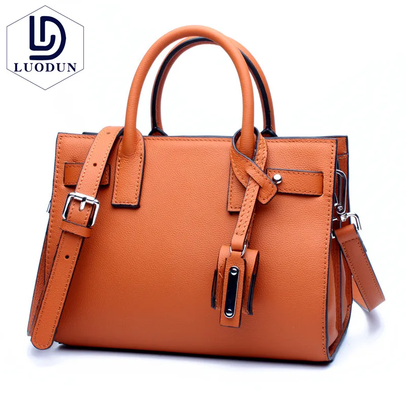 

LUODUN 2018 Europe and the United States big bag new female hit color package tide Korean fashion shoulder Messenger bag