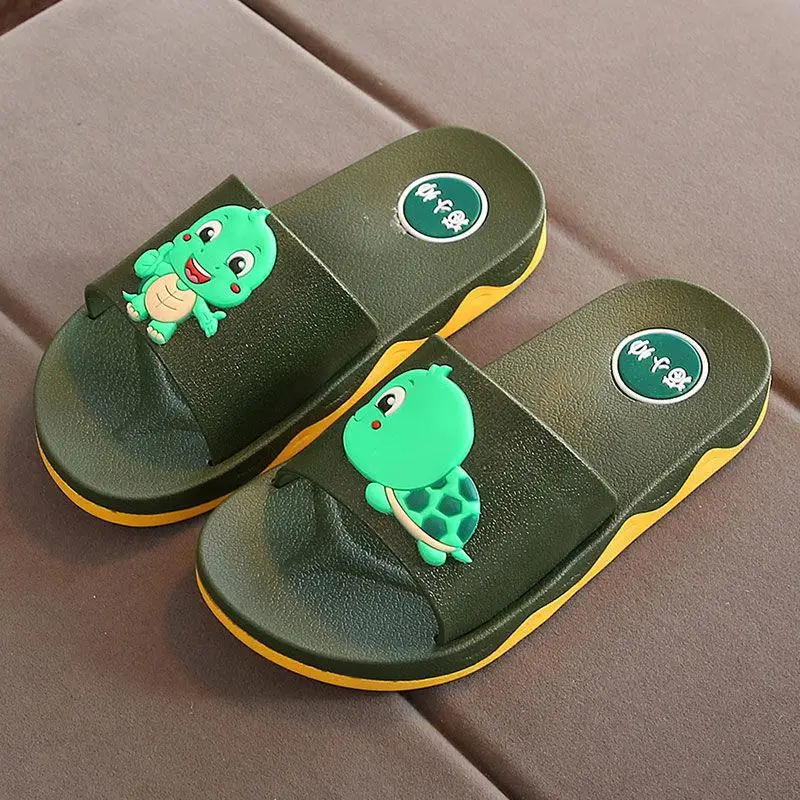 

Summer Children Bathroom Shoes Boys Girls Sandals Cartoon Beach Casual Non-slip Flip Flops Barefoot Flats Slipper S1232