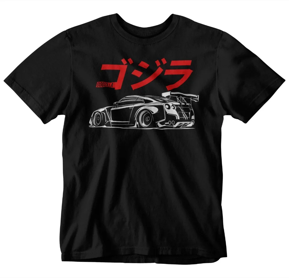 

2019 Hot Sale 100% cotton GTR JAPAN T-Shirt Black S-3XL JDM Hat New Hoodie Boost Turbo Decal Nismo Tee shirt