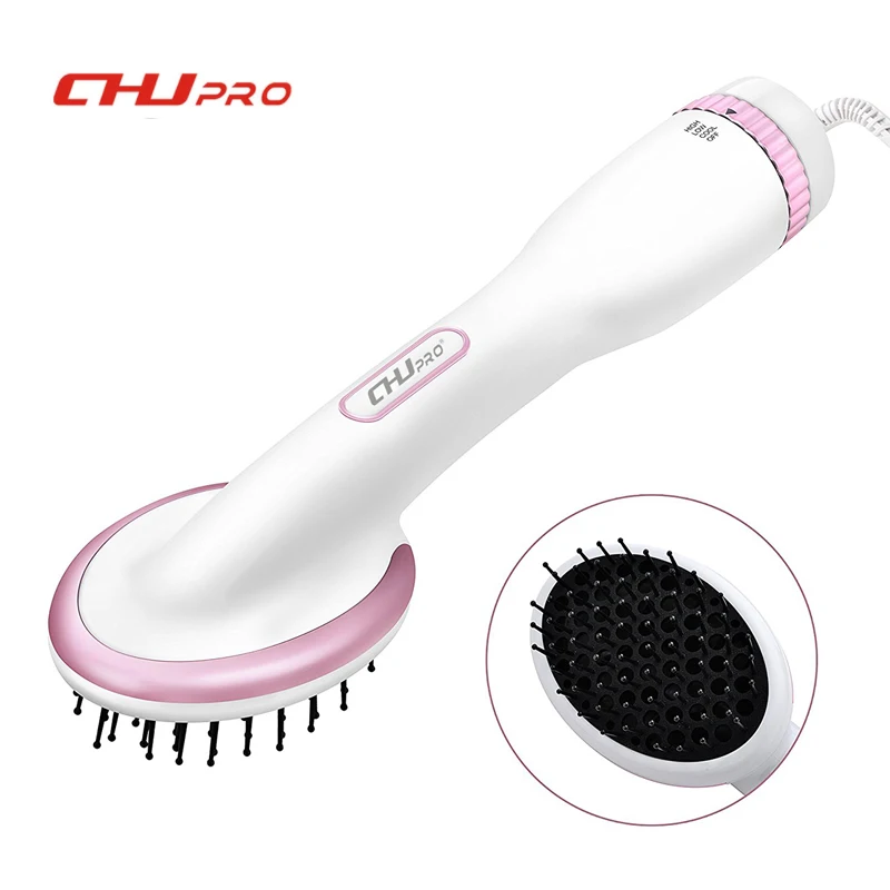 Hair Dryer Brush 110/220V Anion Hair Styler 360 Rotation Hair Dryer
