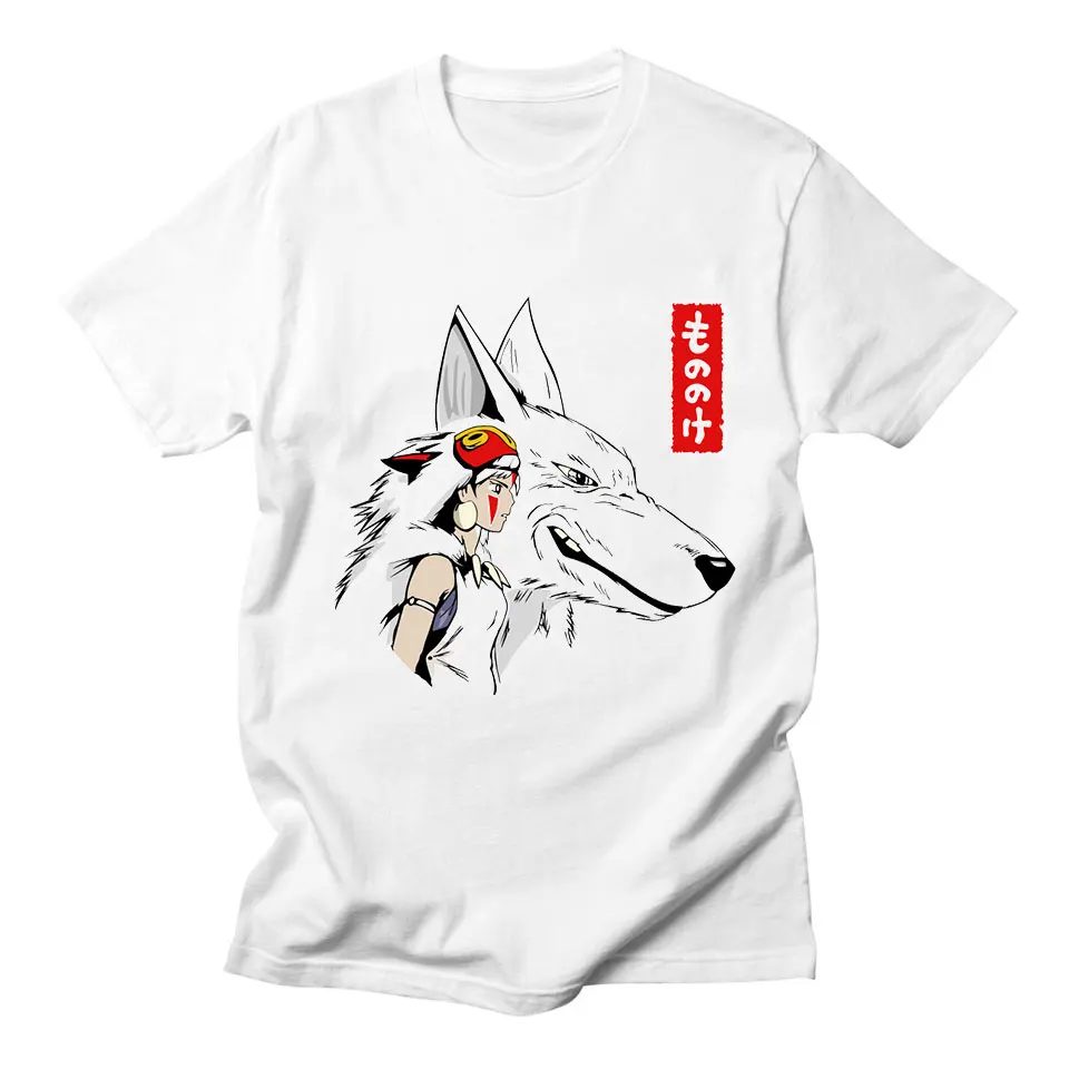 

Princess Mononoke Tshirts Women Design Short Sleeve Casual Top Funny T-shirt