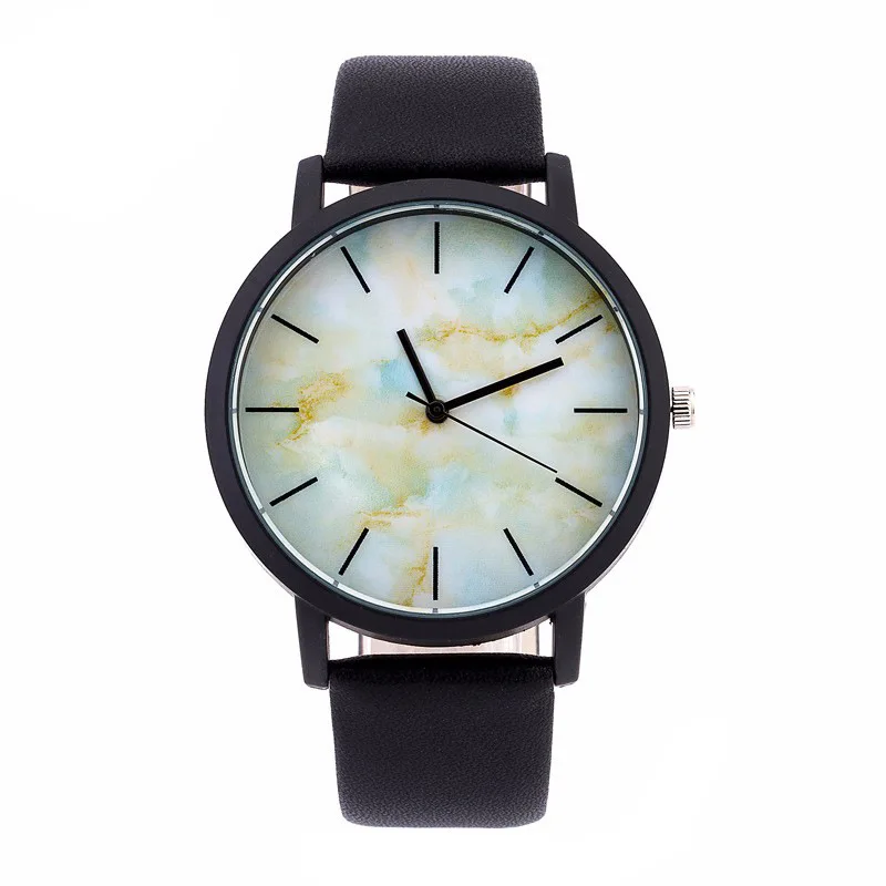 

Luxury Marble Leather Quartz Watch Men Women Fashion Bracelet Wristwatches Clock Relogio Masculino Feminin 8O69