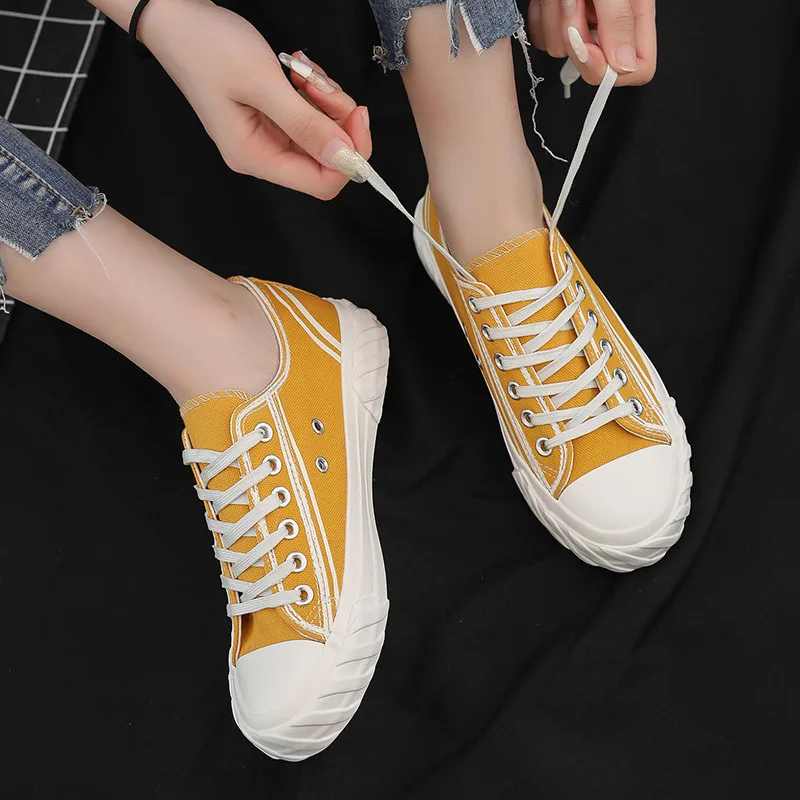 

2019 Fitness Sport Running Shoes Flat Women Sneakers Walking Jogging Lace-up Canvas Ladies Casual Shoes Gym Sneakers Woman