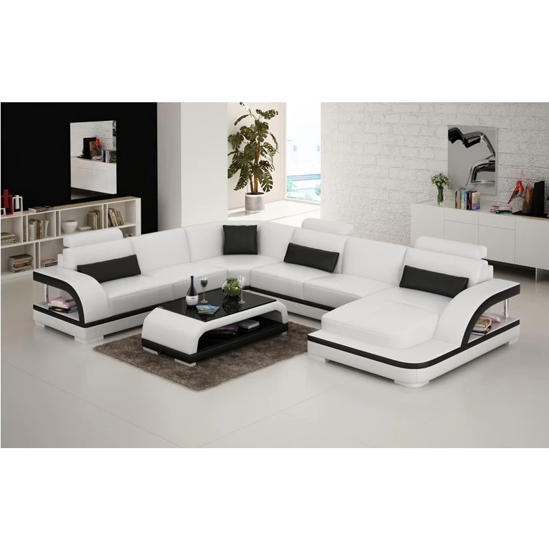 Us 1821 0 Italian Style Sofa Set Pictures Dubai Leather Wood Furniture In Living Room Sets From On Aliexpress