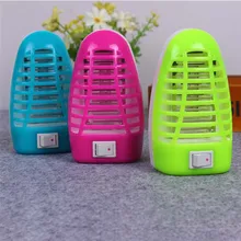 LAIDEYI светодиодный Электрический комары мухи Жук Насекомое Ночная лампа с американской розеткой случайные цвета мини светодиодный антимоскитная лампа для дома