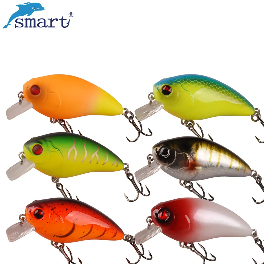 Умная Приманка Crankbait 48 мм/8 г рыболовные приманки из Китая плавающие 0 6 м VMC снасти