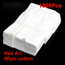 1000 Nail Art Tips Manicure Polish Remover Clean Wipes Cotton Lint Pads Paper Top Quality
