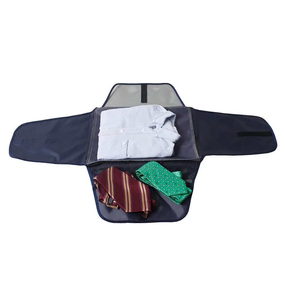 Travel Slim Shirt Pouch Portable Handbag Tie Anti creasing Bag Travel