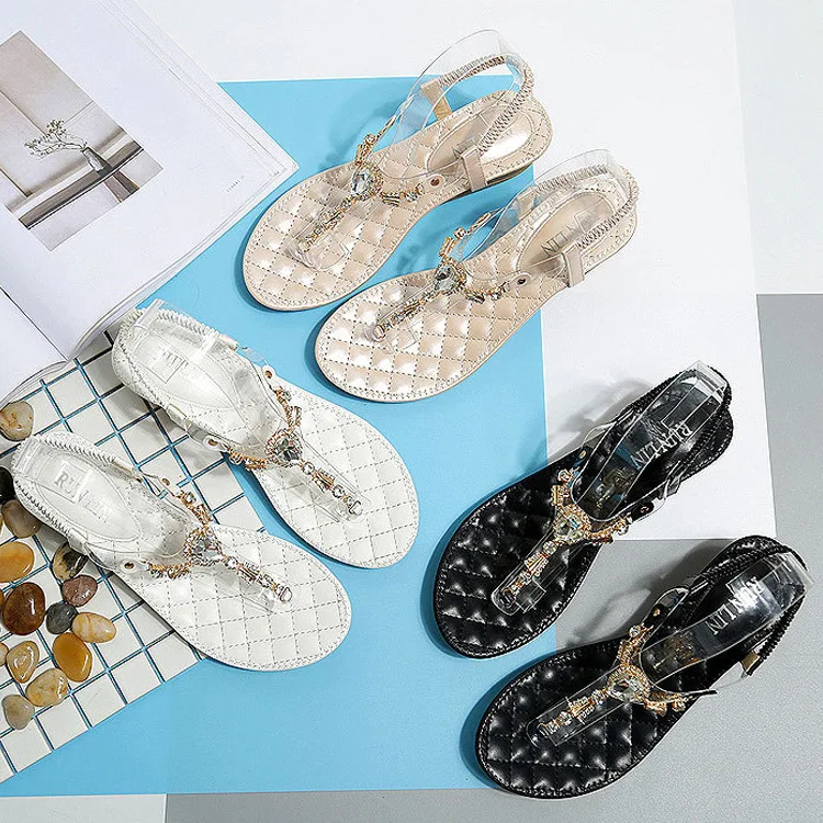 

crystal wedges sandals women transparent clip toe platform gladiator sandalias ladies summer slippers 2019 brand flip flops
