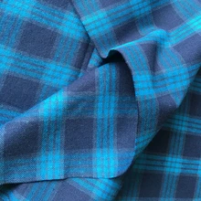 50 см/Лот) окрашенная в пряже хлопковая ткань для шитья, фланелевая ткань с одной стороны, саржевая ткань для лоскутного шитья, сделай сам