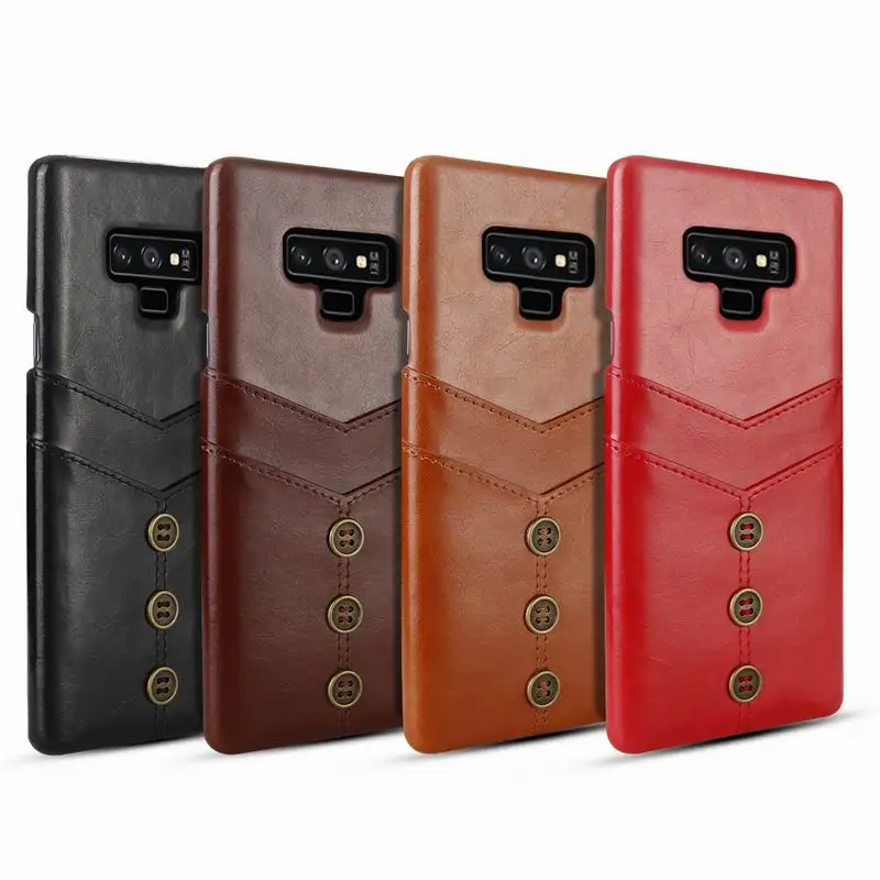 Тонкий чехол с отделением для кредитных карт Samsung Galaxy Note 10 + 9 S10 5G S10E S9 Plus Note10