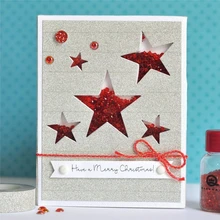 

GJCrafts Background Metal Cutting Die for Scrapbooking Star Dies Cuts for Card Making Craft Embossing Stencil Scrapbook