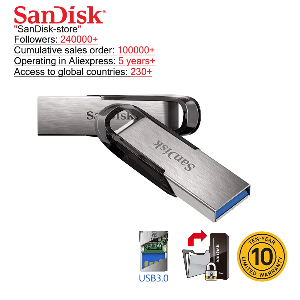 

Genuine Sandisk USB 3.0 Dual OTG 3.1 USB Flash Drive Stick 2.0 USB Disk High Speed Pen Drive 32GB 16GB 64GB 128GB Memory Stick